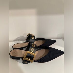 Dior D-Dior Black Flats